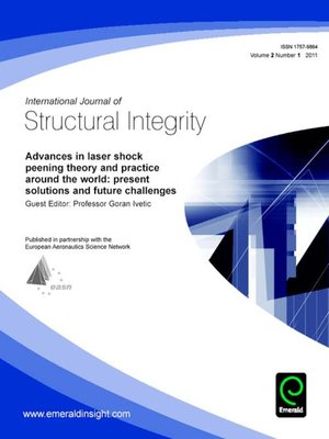 cover image of International Journal of Structural Integrity, Volume 2, Issue 1